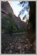 14 The start of the Narrows Hike Up the Virgin River.JPG
